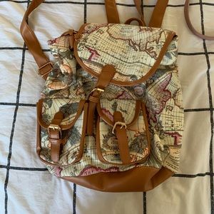 World Map Backpack
